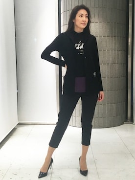 「VALENZA（バレンザ）のアイテム」を使った、ismさん（レディース・170cm）の秋コーディネート