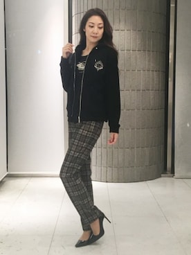 「valenza」｜「アイテム（ジャケット/アウター）」を使った、ismさん（レディース・170cm）の秋コーディネート