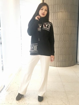 「VALENZA（バレンザ）のアイテム」を使った、ismさん（レディース・170cm）の秋コーディネート