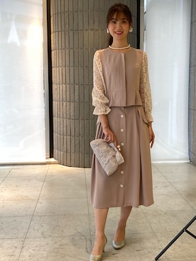「トレンチスカート」｜「アイテム（ジャケット/アウター）」を使った、ismさん（レディース・170cm）の春コーディネート