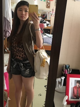 「アクティブ」｜「アイテム（バックパック/リュック）」を使った、🐯𝓐𝓞𝓘💋さん（レディース・151cm）の夏コーディネート