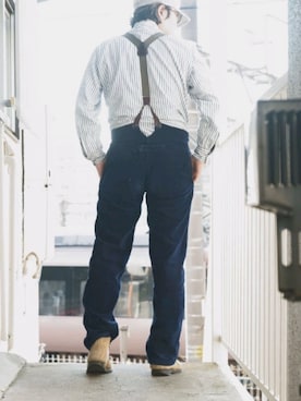 「OSHKOSH（オシュコシュ）のアイテム（トップス）」を使った、s uchidaさん（メンズ・173cm）の冬コーディネート
