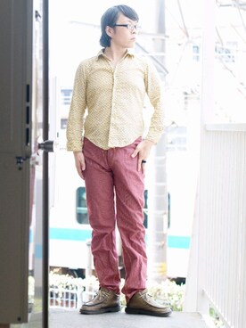 「BOOTLEGGERS（ブートレガーズ）のアイテム」を使った、s uchidaさん（メンズ・173cm）の夏コーディネート