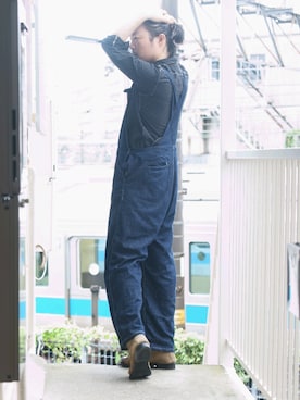 「FAR EASTERN ENTHUSIAST（ファーイースタンエンスージアスト）のアイテム」を使った、s uchidaさん（メンズ・173cm）の秋コーディネート