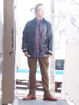 「ファイヤーマンジャケット」｜s uchidaさん（メンズ・173cm）の秋コーディネート