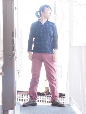 「BOOTLEGGERS（ブートレガーズ）のアイテム」を使った、s uchidaさん（メンズ・173cm）の秋コーディネート