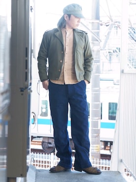 「BLACK SIGN（ブラックサイン）のアイテム」を使った、s uchidaさん（メンズ・173cm）の冬コーディネート