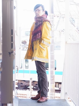 「ファイヤーマンジャケット」｜s uchidaさん（メンズ・173cm）の冬コーディネート