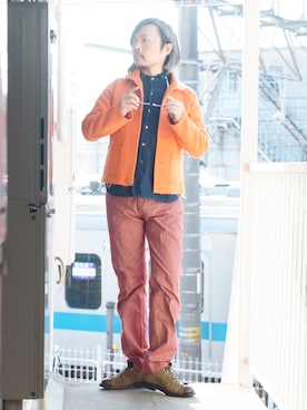 「BOOTLEGGERS（ブートレガーズ）のアイテム」を使った、s uchidaさん（メンズ・173cm）の冬コーディネート