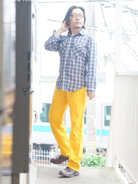 「STUDIO D’ARTISAN（ステュディオダルチザン）のアイテム」を使った、s uchidaさん（メンズ・173cm）の夏コーディネート