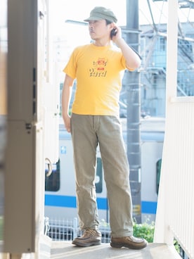 「BLACK SIGN（ブラックサイン）のアイテム」を使った、s uchidaさん（メンズ・173cm）の夏コーディネート