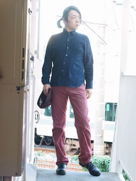 「BOOTLEGGERS（ブートレガーズ）のアイテム」を使った、s uchidaさん（メンズ・173cm）の秋コーディネート