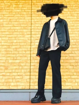 「WYM LIDNM（ウィム バイ リドム）のMILANO RIB HEAVY WEIGHT PO KNIT（ニット/セーター）」を使った、shi@Ke。。さん（メンズ・165cm）の春コーディネート