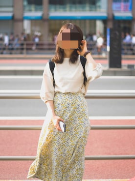 「お散歩」｜「アイテム（その他）」を使った、ぐうさん（レディース・148cm）の夏コーディネート