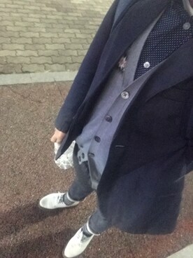 「Red Fleece（レッドフリース）のアイテム」を使った、보거스さん（メンズ・165cm）の秋コーディネート