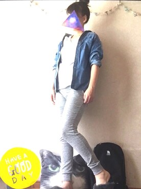 「BG（ビージー）のアイテム」を使った、kerokero☻ོ さん（レディース・164cm）の夏コーディネート