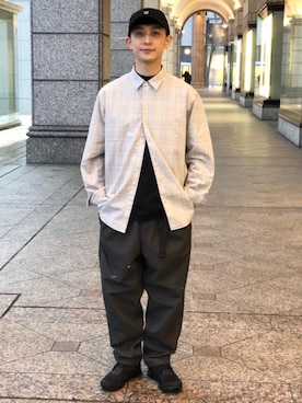 「GLR/ lab」｜立川　敬祐さん（メンズ・167cm）の冬コーディネート