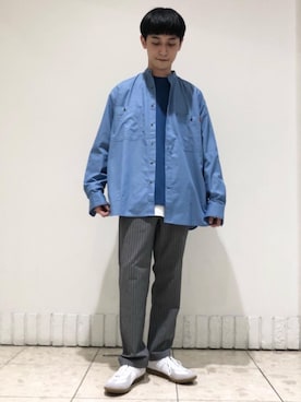 「GLR/ lab」｜立川　敬祐さん（メンズ・167cm）の春コーディネート