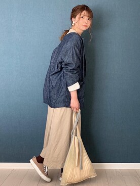 「アイテム（ブルゾン）」を使った、azusakaaiさん（レディース・160cm・30代）の春コーディネート