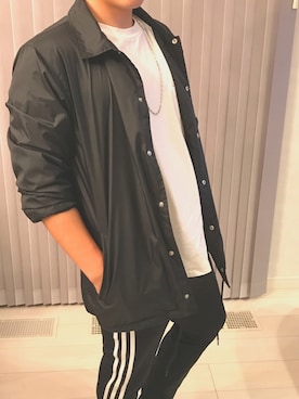 「アイテム（ピアス（片耳用））」を使った、たいさん（メンズ・165cm）の秋コーディネート