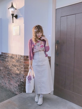 *.momo.*さん(レディース・153cm)の春コーディネート