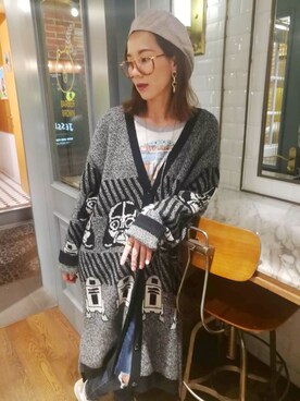 「LAP（ラップ）のアイテム」を使った、miumiumwwさん（レディース・160cm）の秋コーディネート