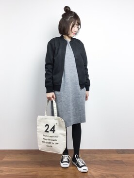 まるさん（レディース・161cm）の冬コーディネート