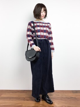 まるさん（レディース・161cm）の冬コーディネート