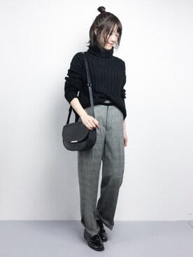 まるさん（レディース・161cm）の冬コーディネート