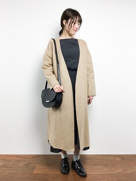 「Another Edition（アナザーエディション）のアイテム（その他アウター）」を使った、まるさん（レディース・161cm）の冬コーディネート