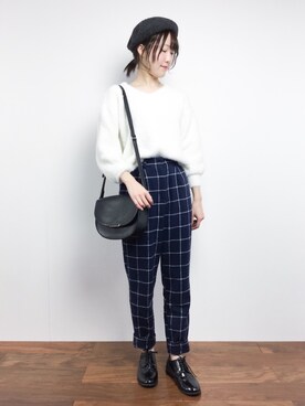 まるさん（レディース・161cm）の冬コーディネート