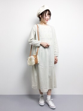 まるさん（レディース・161cm）の冬コーディネート