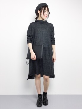 まるさん（レディース・161cm）の冬コーディネート