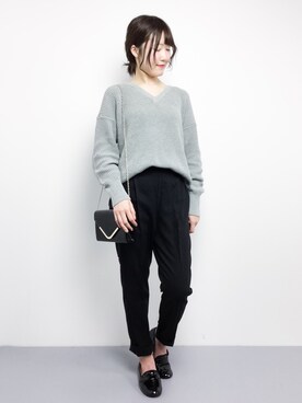 まるさん（レディース・161cm）の冬コーディネート