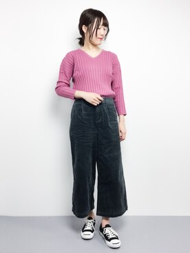 まるさん（レディース・161cm）の冬コーディネート