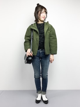 まるさん（レディース・161cm）の冬コーディネート