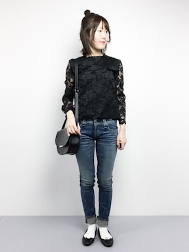 まるさん（レディース・161cm）の冬コーディネート