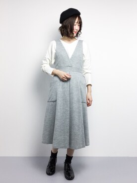 「CLEARIMPRESSION （クリアインプレッション）のアイテム」を使った、まるさん（レディース・161cm）の冬コーディネート