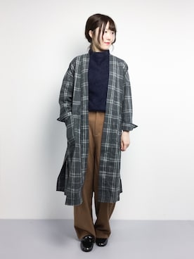 「rps（アールピーエス）のアイテム（その他アウター）」を使った、まるさん（レディース・161cm）の冬コーディネート
