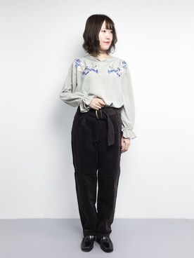 まるさん（レディース・161cm）の冬コーディネート