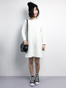 まるさん（レディース・161cm）の冬コーディネート