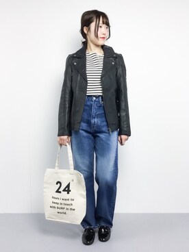「B.I.D.（ビーアイディー）のアイテム」を使った、まるさん（レディース・161cm）の冬コーディネート