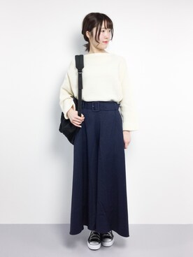 まるさん（レディース・161cm）の冬コーディネート