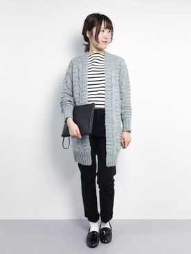 まるさん（レディース・161cm）の冬コーディネート