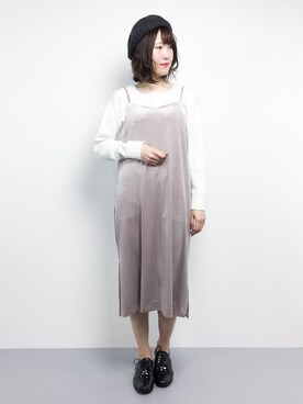 まるさん（レディース・161cm）の冬コーディネート