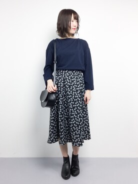 まるさん（レディース・161cm）の冬コーディネート