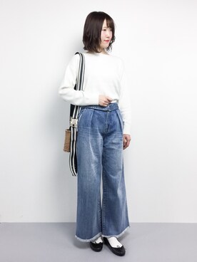 まるさん（レディース・161cm）の冬コーディネート