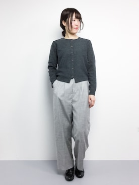 「Marilyn Moon（マリリンムーン）のアイテム」を使った、まるさん（レディース・161cm）の冬コーディネート