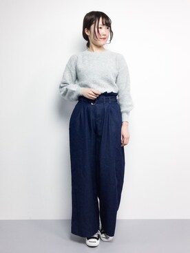 まるさん（レディース・161cm）の冬コーディネート