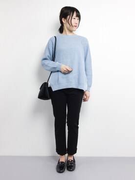 まるさん（レディース・161cm）の冬コーディネート